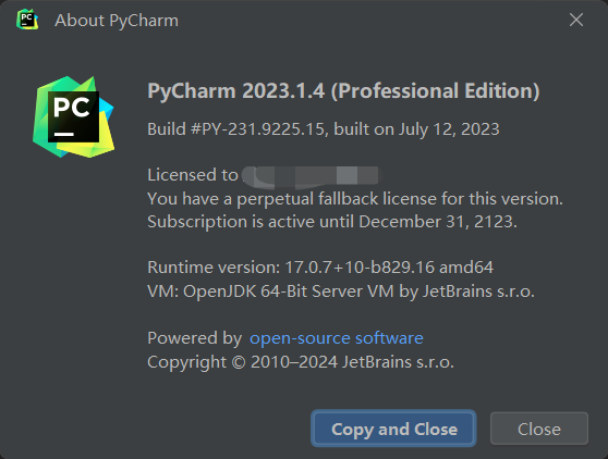pycharm专业版激活